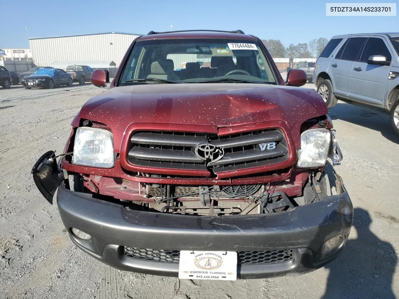 2004 Toyota Sequoia Sr5 VIN: 5TDZT34A14S233701 Lot: 77644484