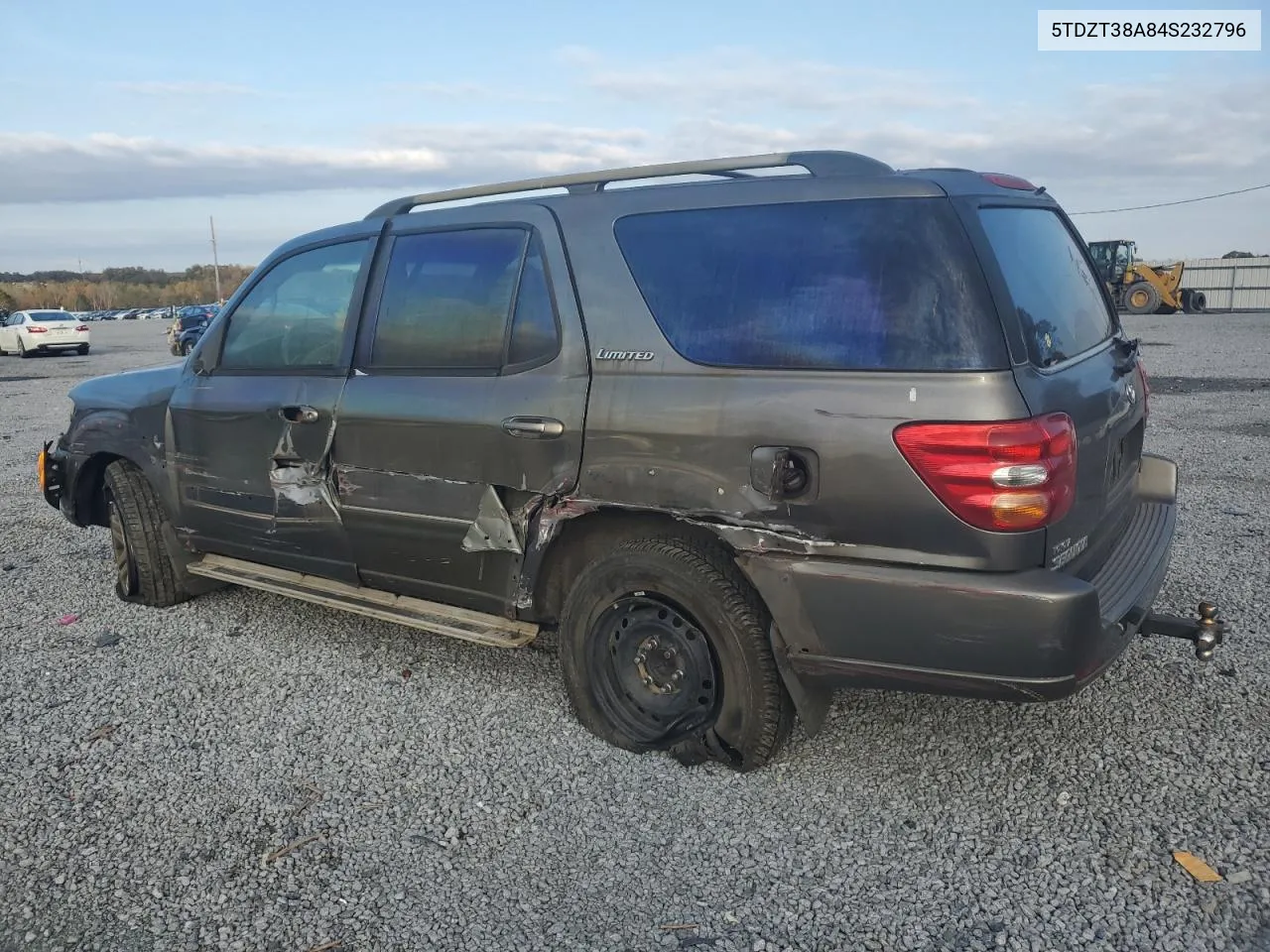 2004 Toyota Sequoia Limited VIN: 5TDZT38A84S232796 Lot: 78053754