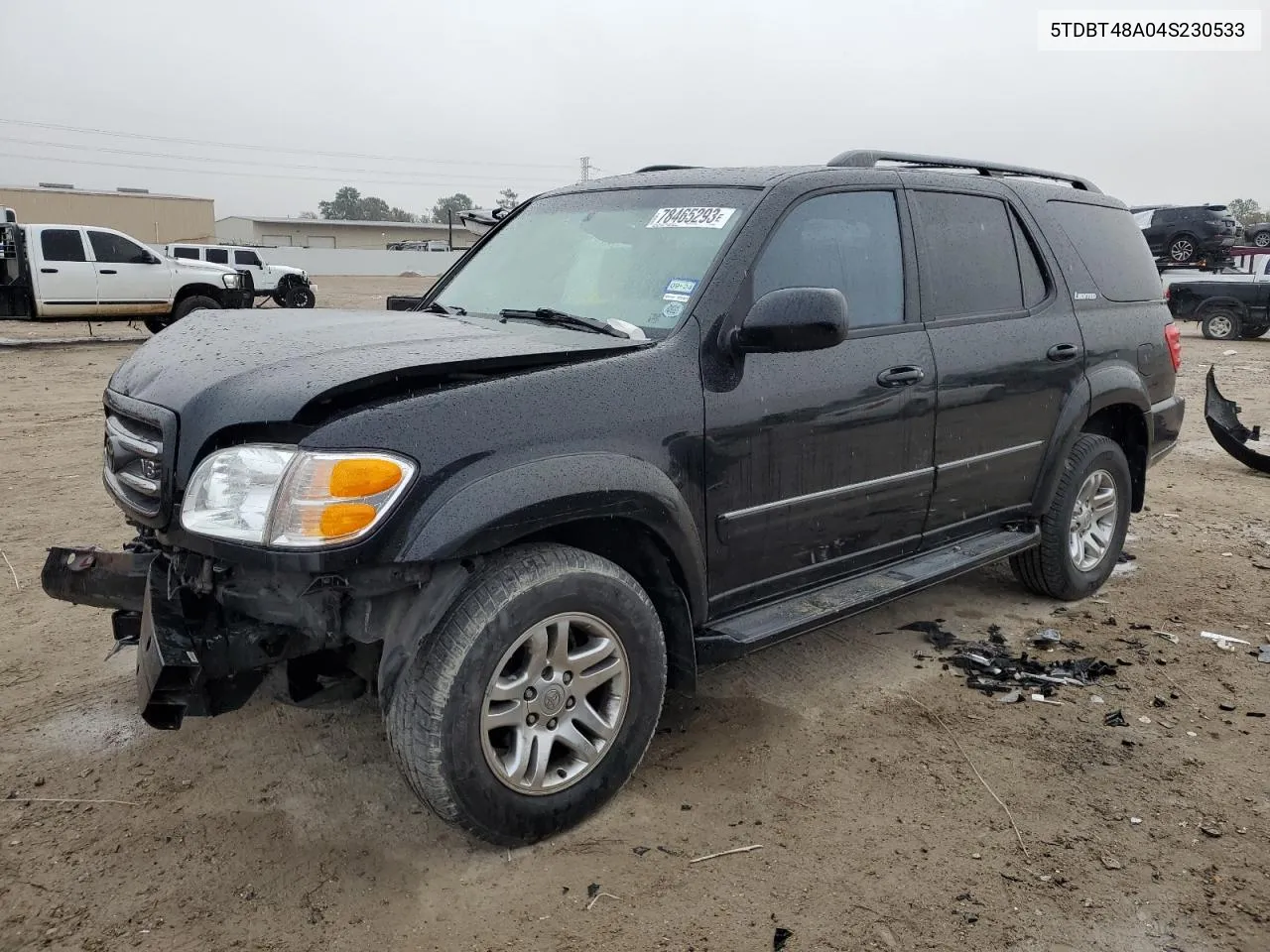 2004 Toyota Sequoia Limited VIN: 5TDBT48A04S230533 Lot: 78465293