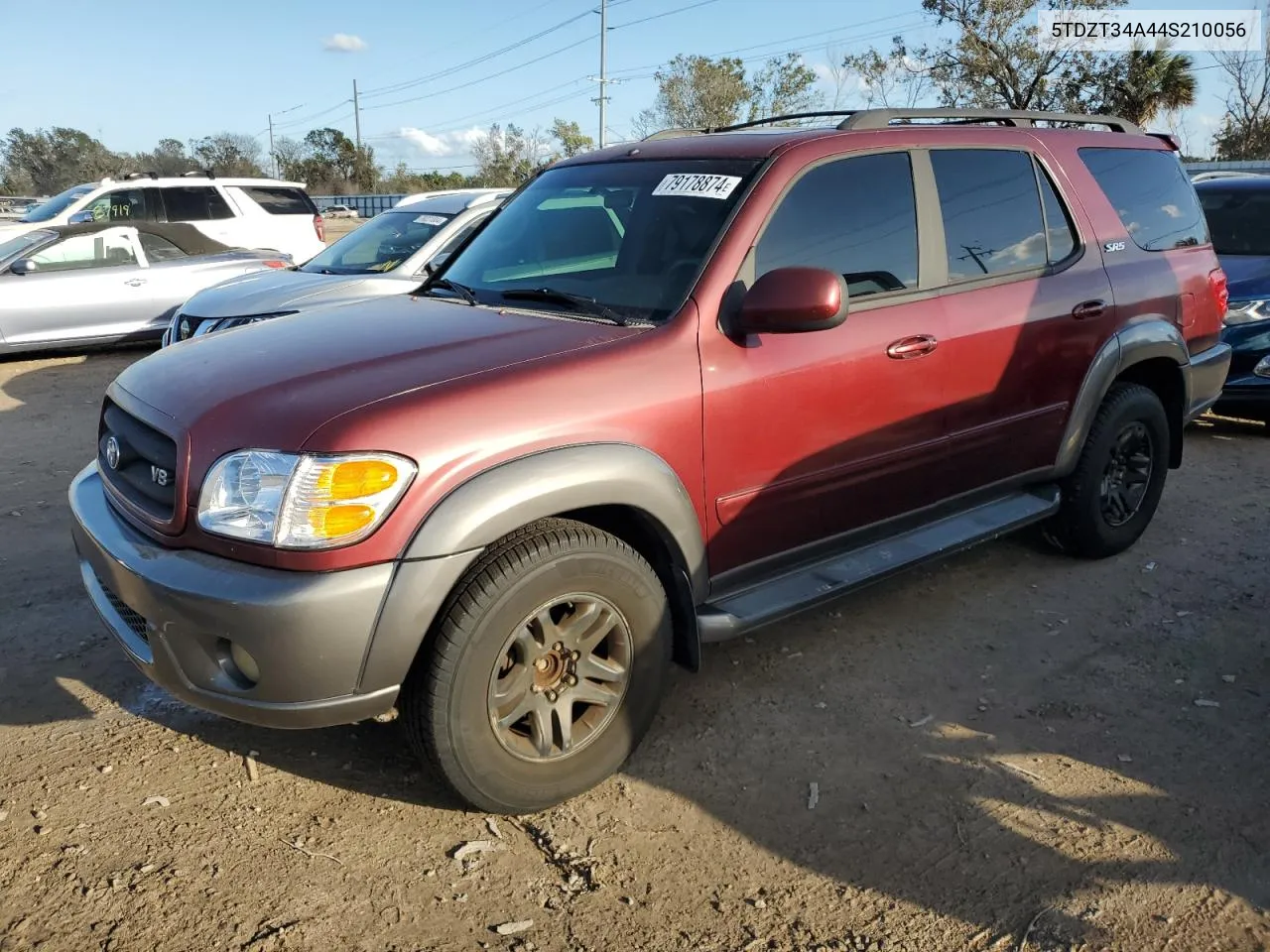 2004 Toyota Sequoia Sr5 VIN: 5TDZT34A44S210056 Lot: 79178874