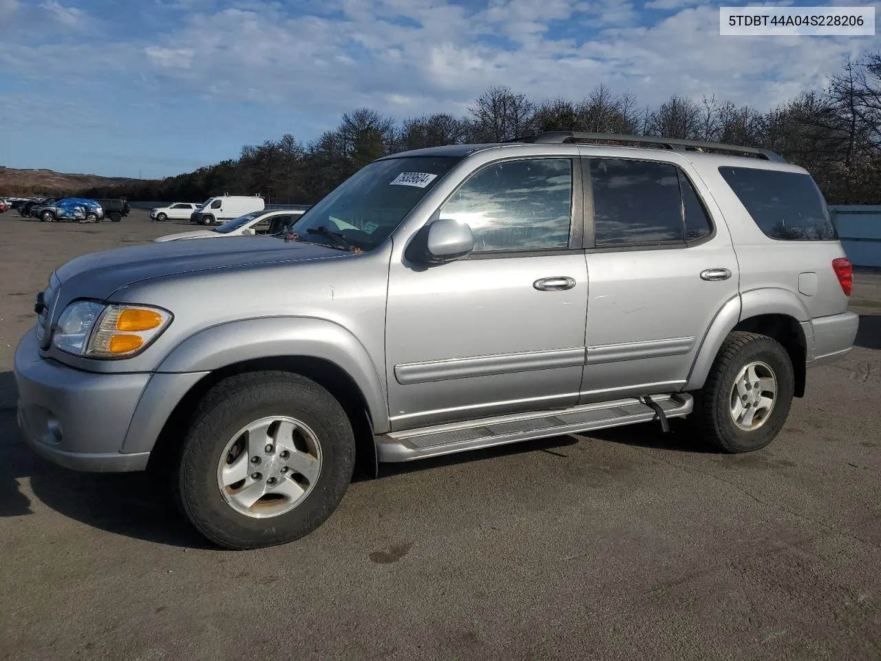 2004 Toyota Sequoia Sr5 VIN: 5TDBT44A04S228206 Lot: 79309604