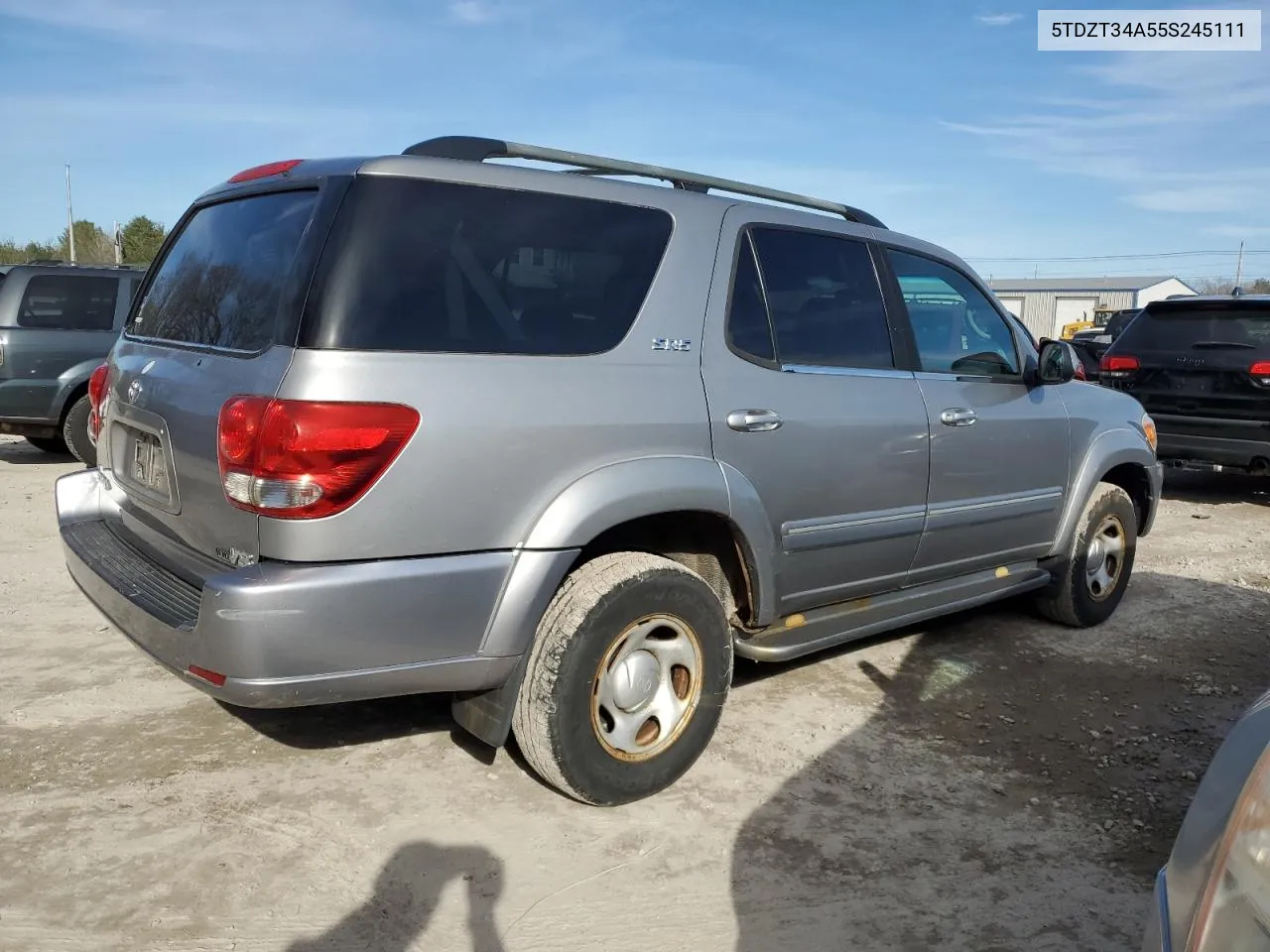 2005 Toyota Sequoia Sr5 VIN: 5TDZT34A55S245111 Lot: 49409384