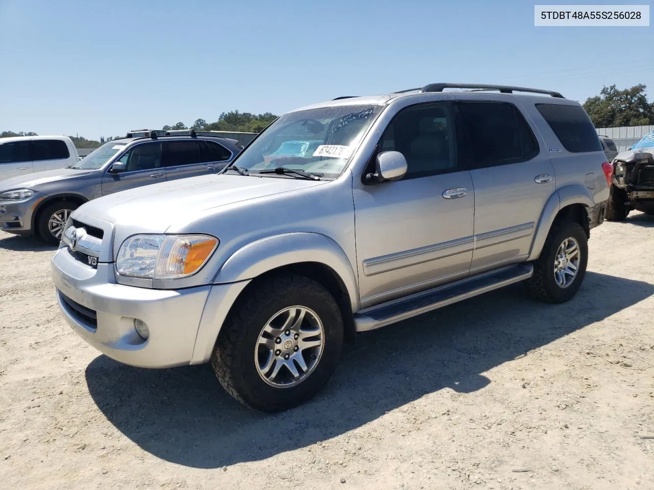 2005 Toyota Sequoia Limited VIN: 5TDBT48A55S256028 Lot: 63431784