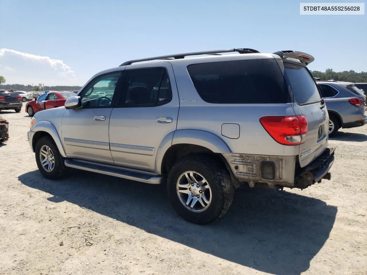 2005 Toyota Sequoia Limited VIN: 5TDBT48A55S256028 Lot: 63431784