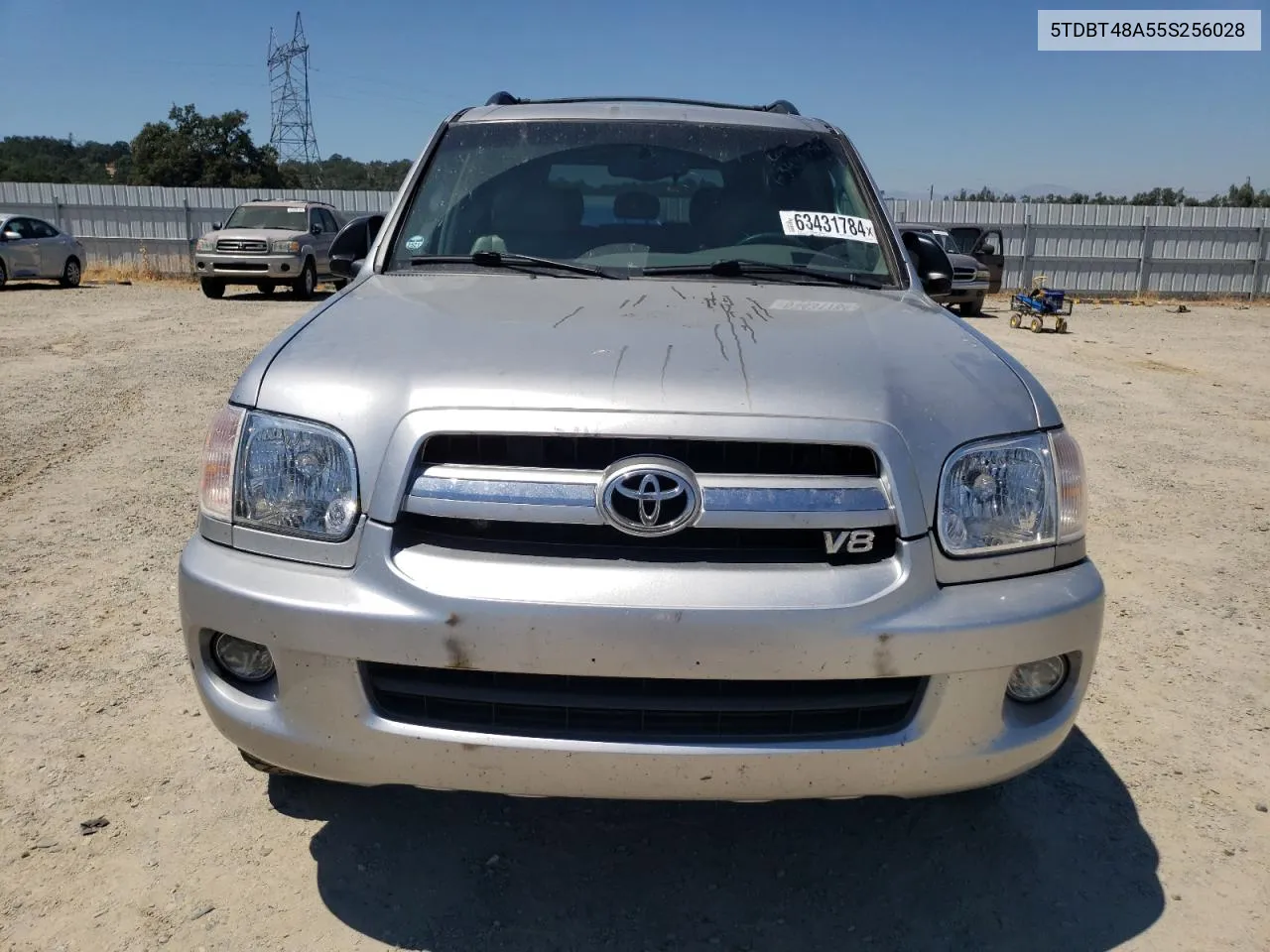 2005 Toyota Sequoia Limited VIN: 5TDBT48A55S256028 Lot: 63431784