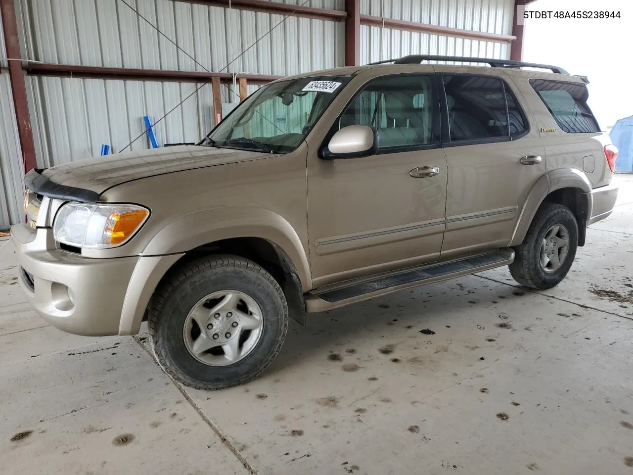 2005 Toyota Sequoia Limited VIN: 5TDBT48A45S238944 Lot: 63435624