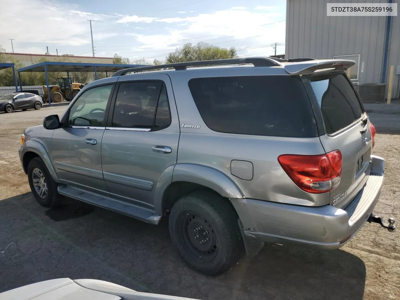 2005 Toyota Sequoia Limited VIN: 5TDZT38A75S259196 Lot: 64504624