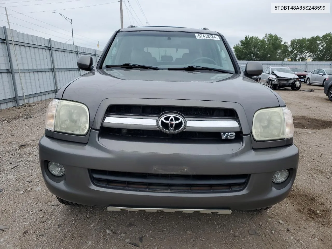 2005 Toyota Sequoia Limited VIN: 5TDBT48A85S248599 Lot: 67459154