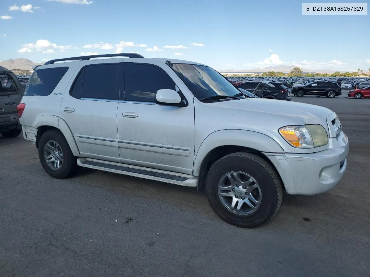 2005 Toyota Sequoia Limited VIN: 5TDZT38A15S257329 Lot: 67871364