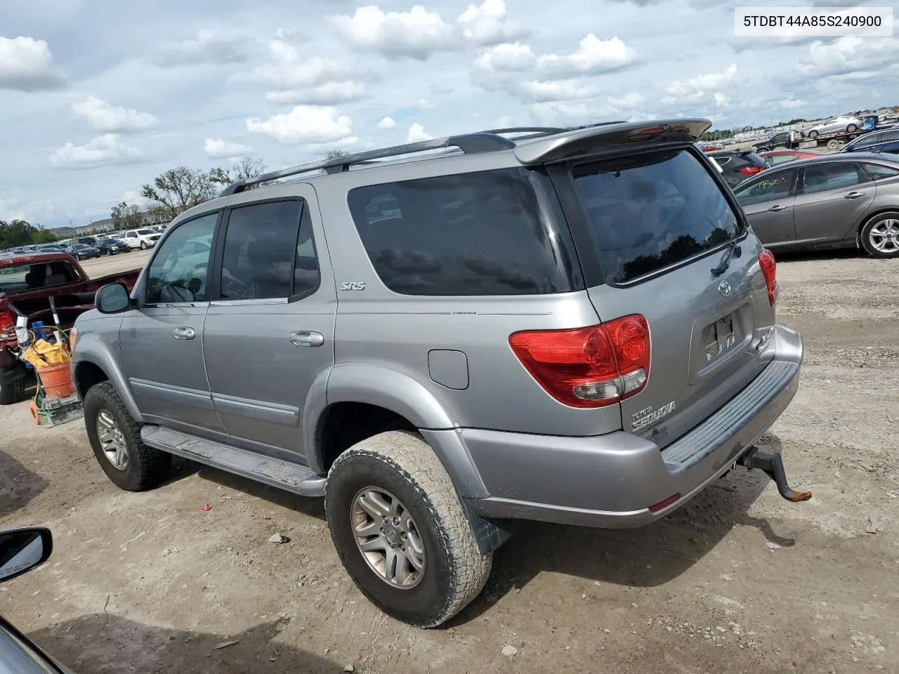 5TDBT44A85S240900 2005 Toyota Sequoia Sr5