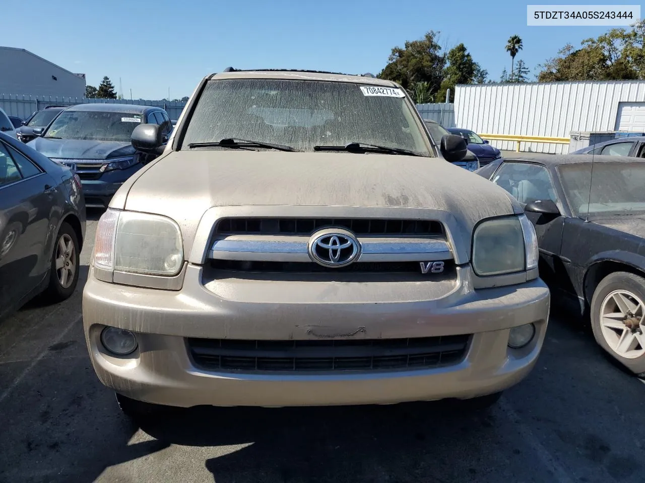 5TDZT34A05S243444 2005 Toyota Sequoia Sr5