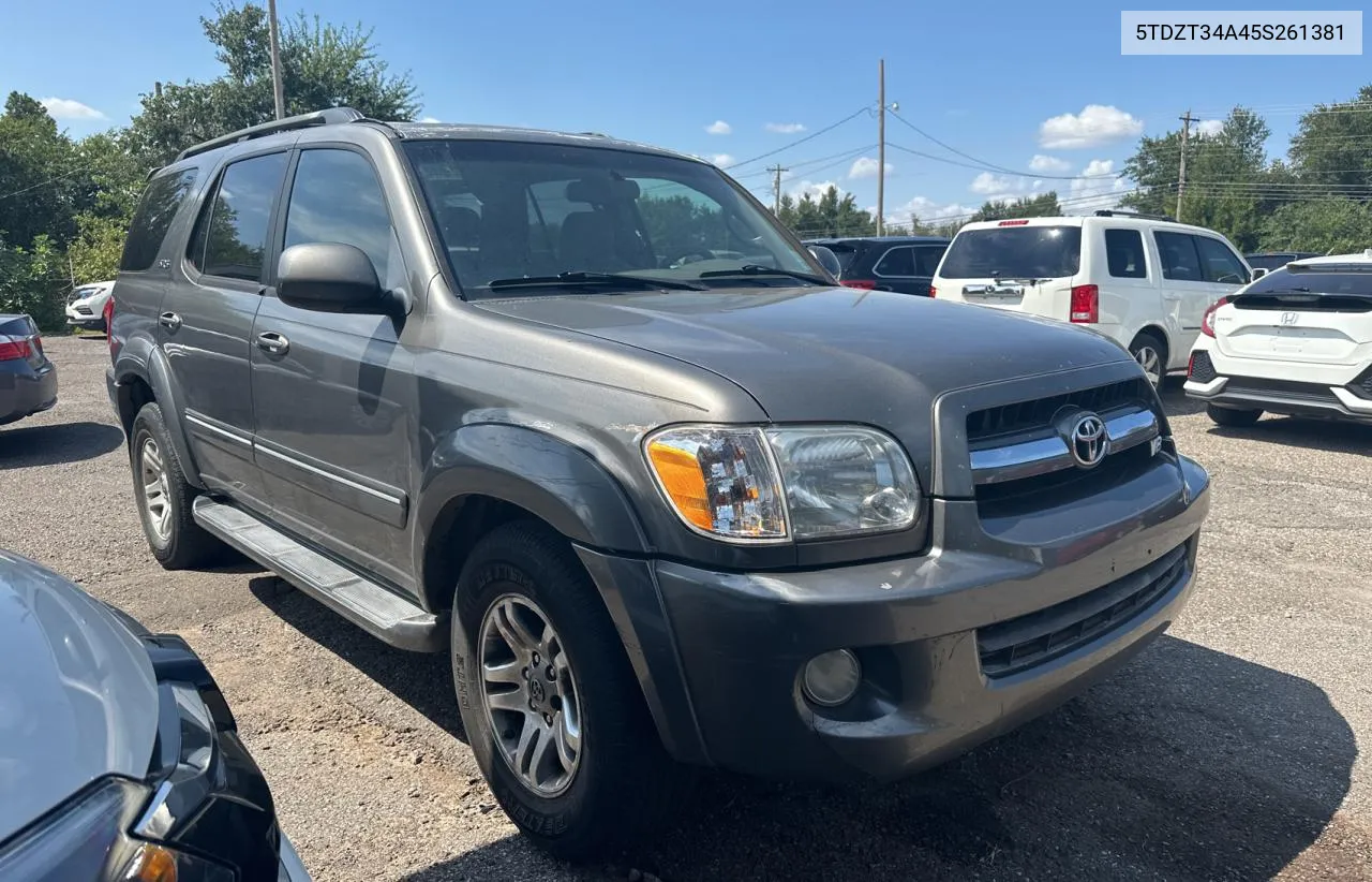 5TDZT34A45S261381 2005 Toyota Sequoia Sr5