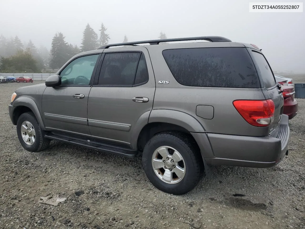 2005 Toyota Sequoia Sr5 VIN: 5TDZT34A05S252807 Lot: 72112144