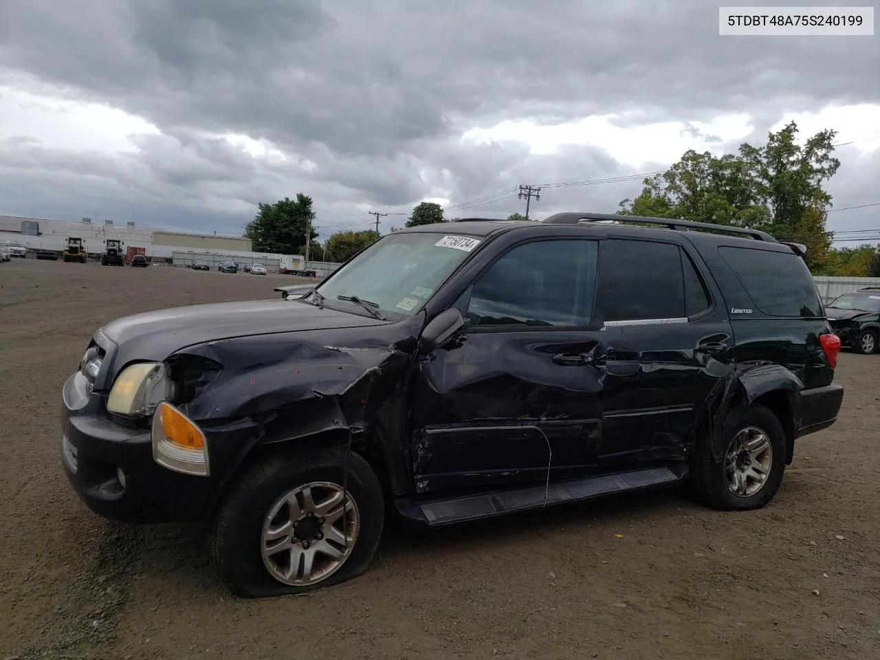 5TDBT48A75S240199 2005 Toyota Sequoia Limited