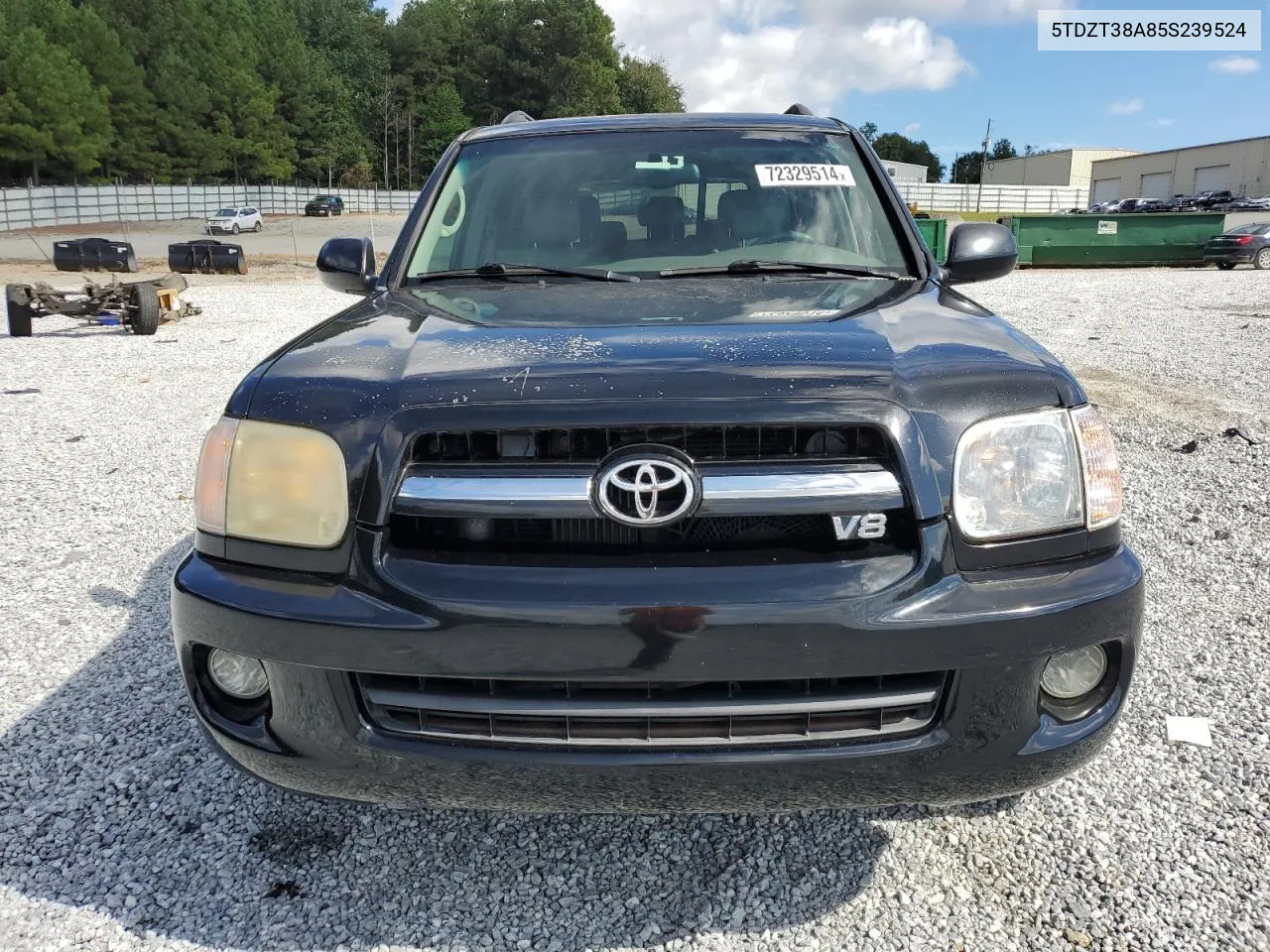 2005 Toyota Sequoia Limited VIN: 5TDZT38A85S239524 Lot: 72329514