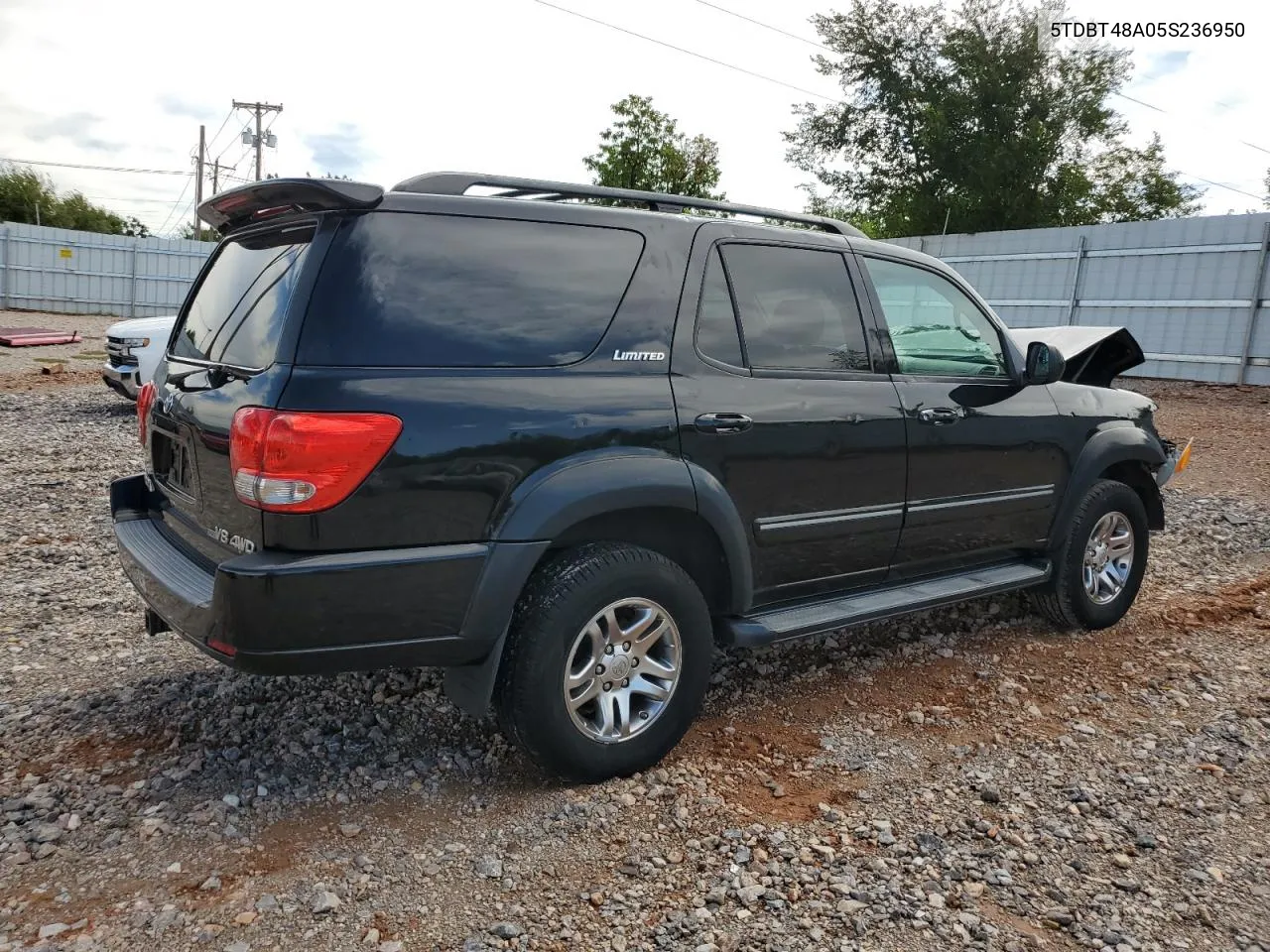 2005 Toyota Sequoia Limited VIN: 5TDBT48A05S236950 Lot: 72785734