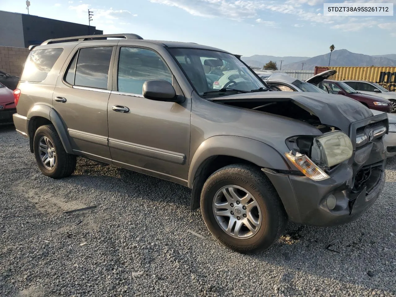 2005 Toyota Sequoia Limited VIN: 5TDZT38A95S261712 Lot: 73752184