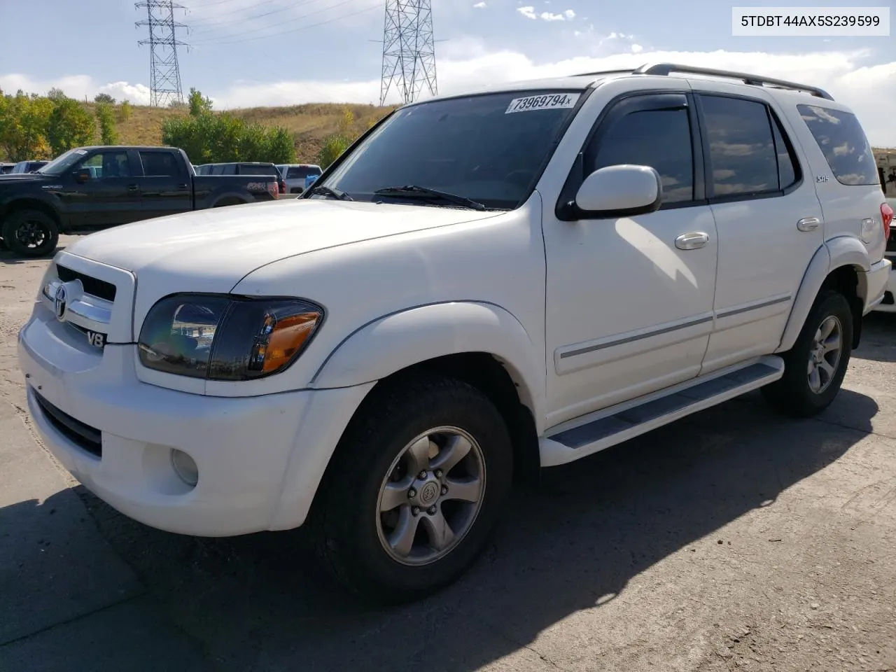 2005 Toyota Sequoia Sr5 VIN: 5TDBT44AX5S239599 Lot: 73969794