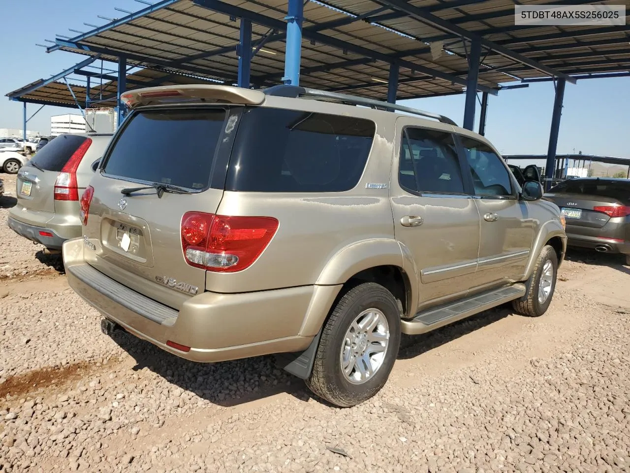 2005 Toyota Sequoia Limited VIN: 5TDBT48AX5S256025 Lot: 74843484