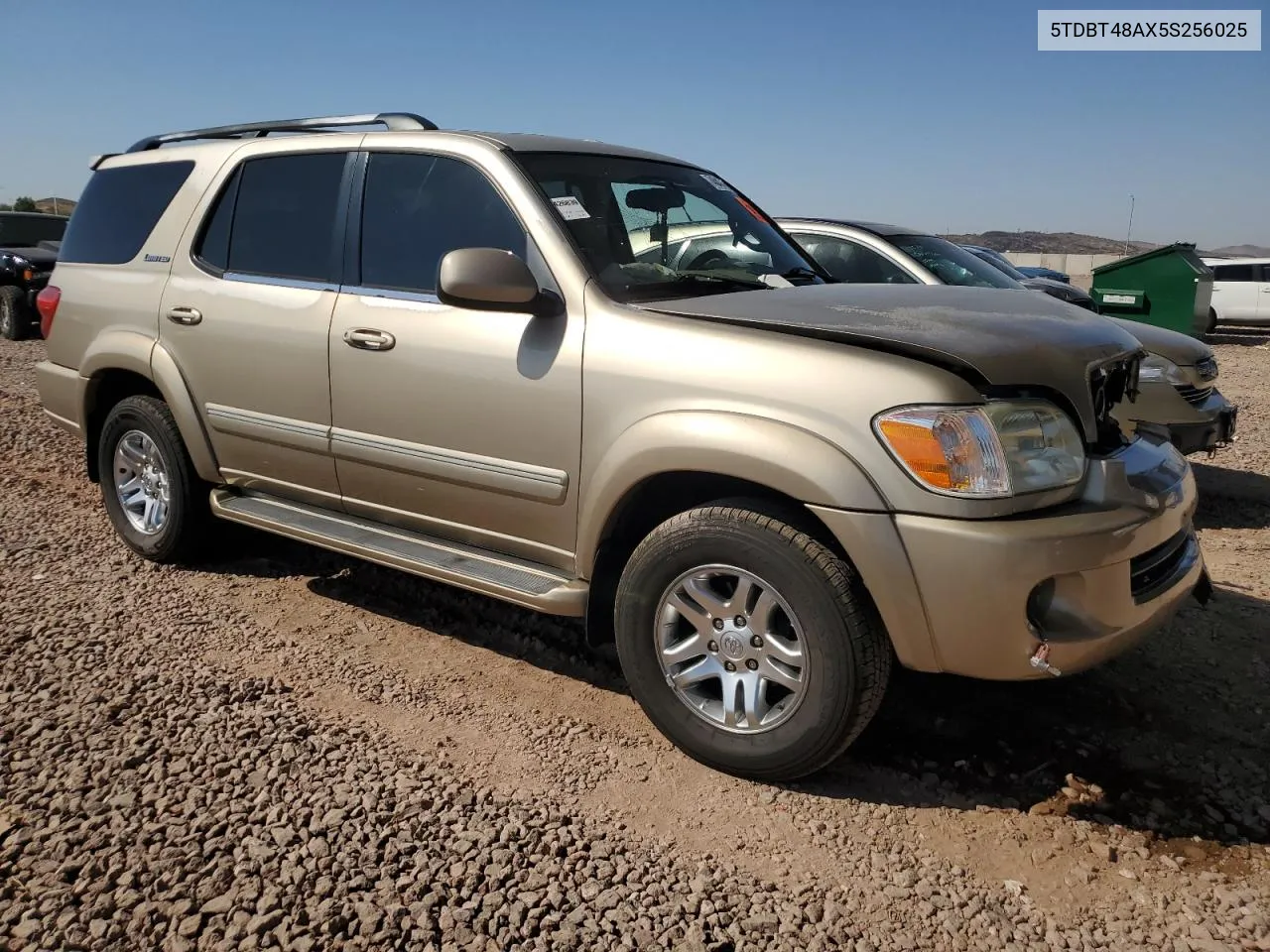 2005 Toyota Sequoia Limited VIN: 5TDBT48AX5S256025 Lot: 74843484