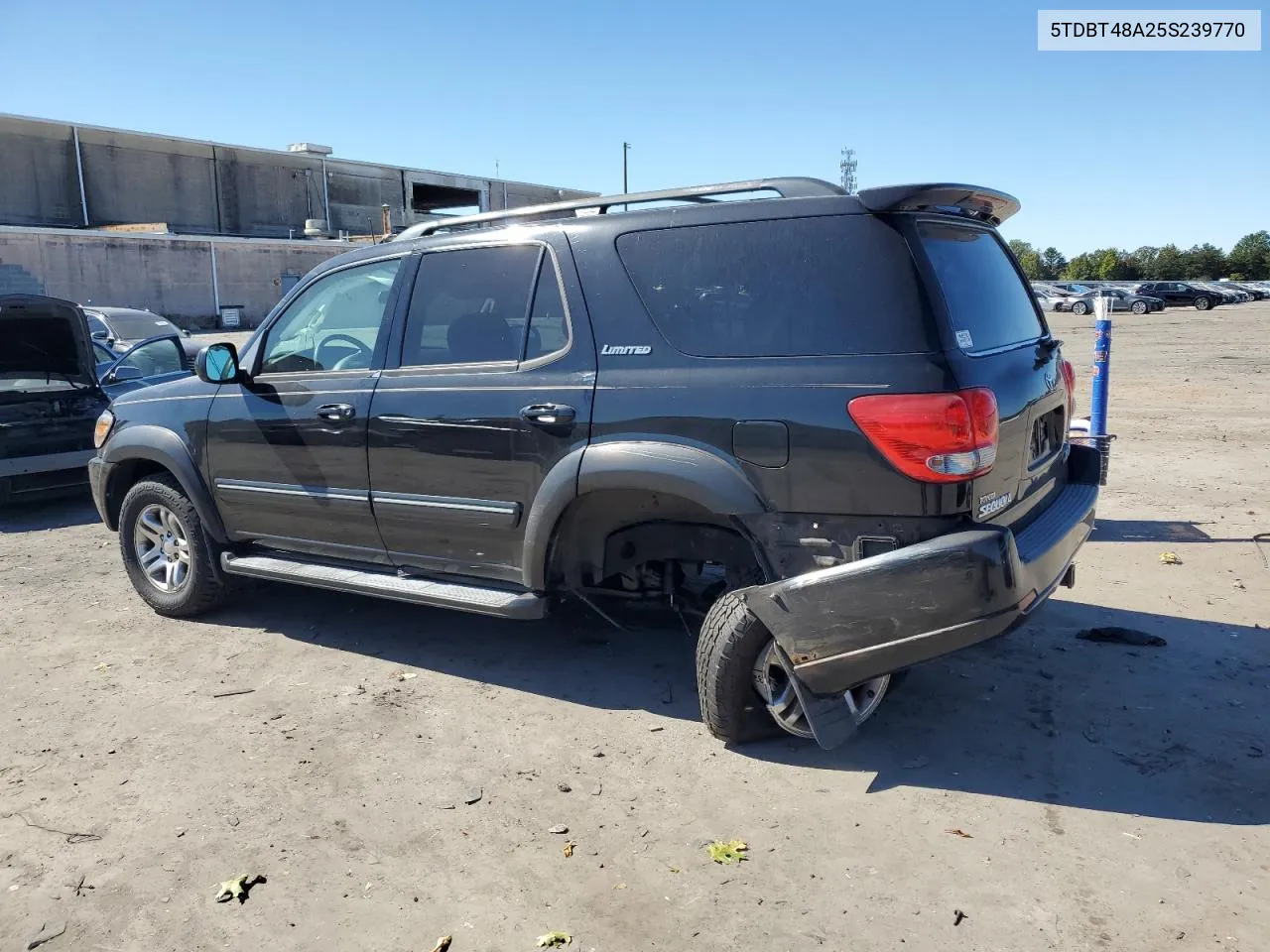 2005 Toyota Sequoia Limited VIN: 5TDBT48A25S239770 Lot: 75008414