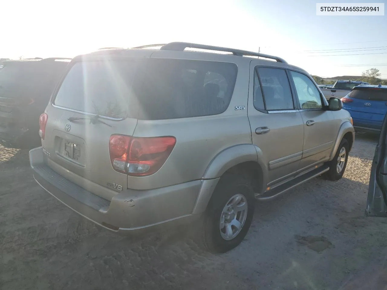 2005 Toyota Sequoia Sr5 VIN: 5TDZT34A65S259941 Lot: 75113874