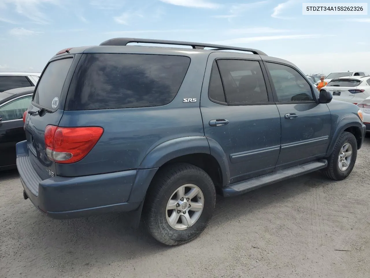 2005 Toyota Sequoia Sr5 VIN: 5TDZT34A15S262326 Lot: 75362654