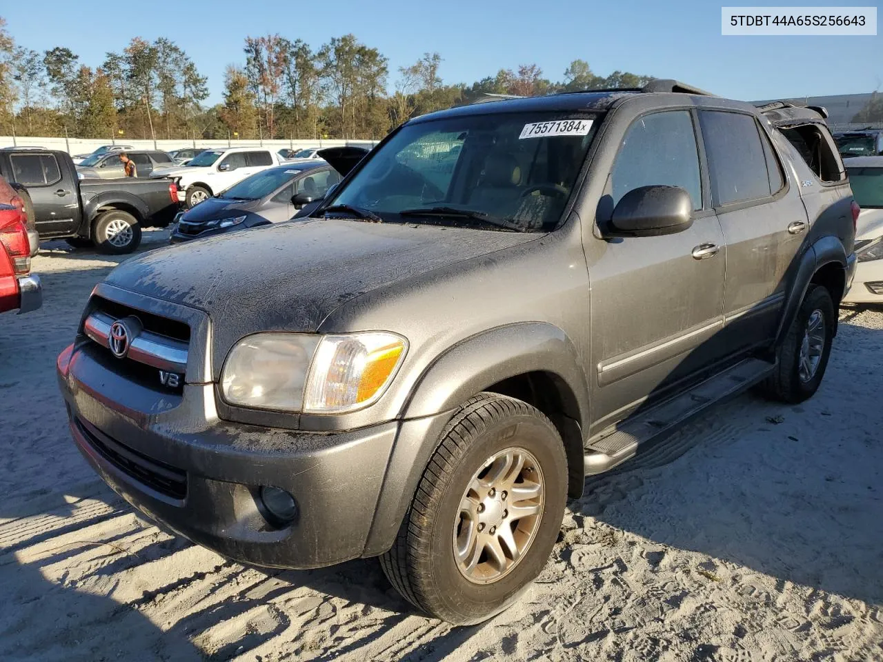 2005 Toyota Sequoia Sr5 VIN: 5TDBT44A65S256643 Lot: 75571384