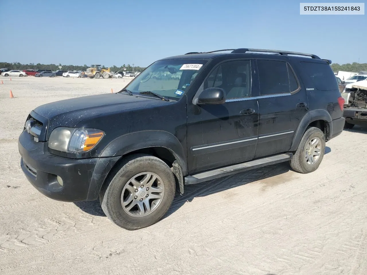 2005 Toyota Sequoia Limited VIN: 5TDZT38A15S241843 Lot: 75621304