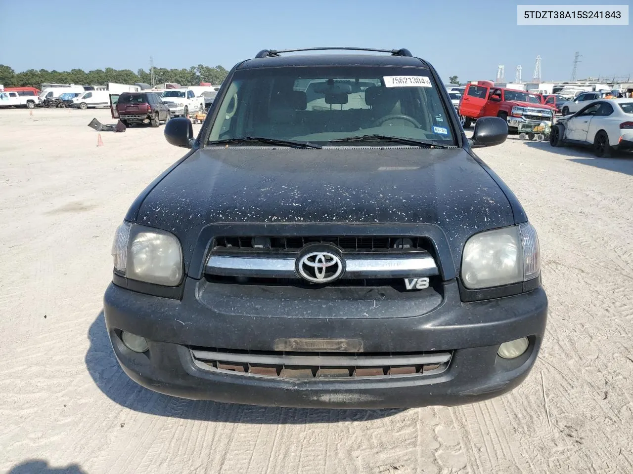 2005 Toyota Sequoia Limited VIN: 5TDZT38A15S241843 Lot: 75621304