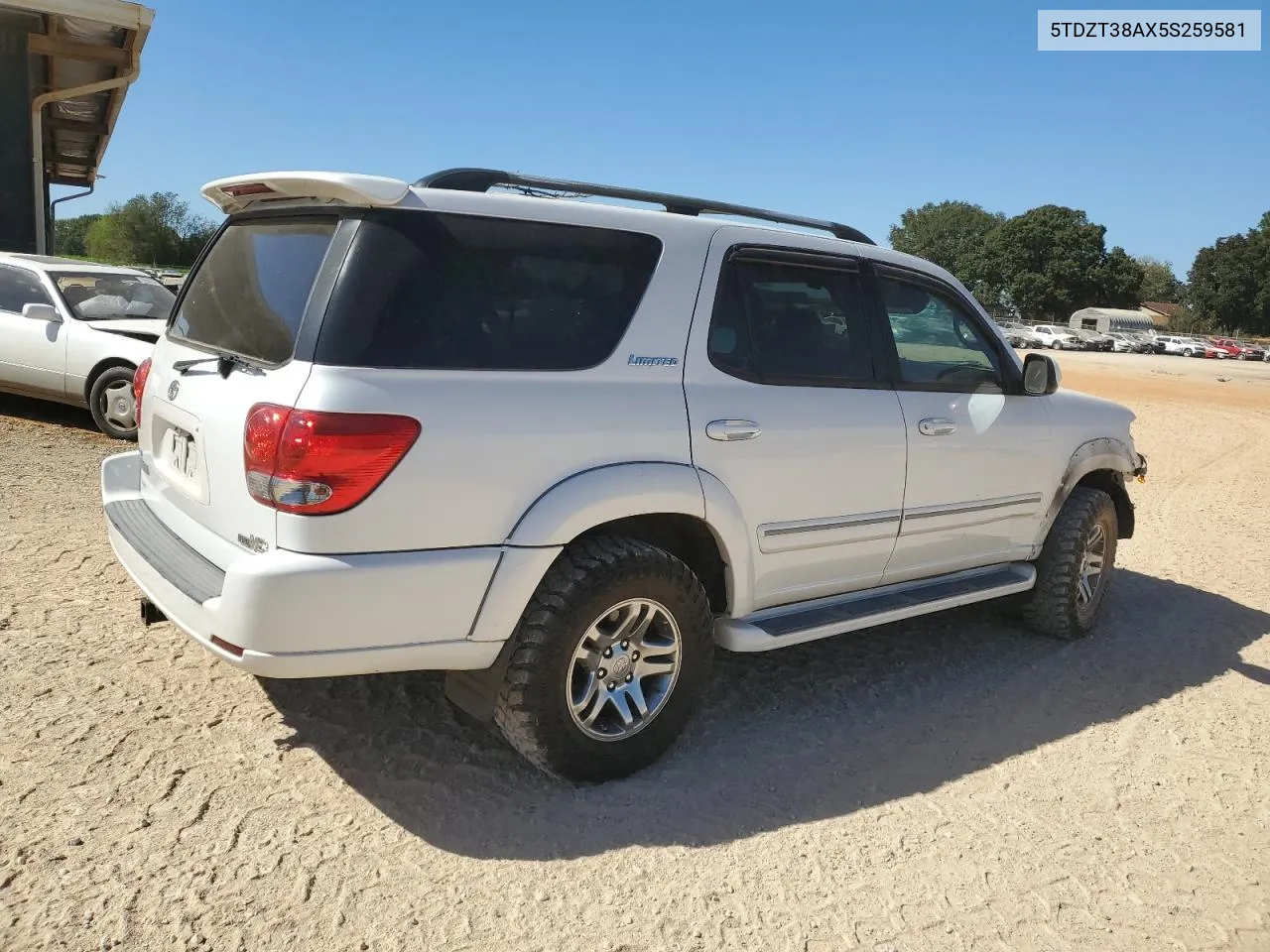 2005 Toyota Sequoia Limited VIN: 5TDZT38AX5S259581 Lot: 75737974