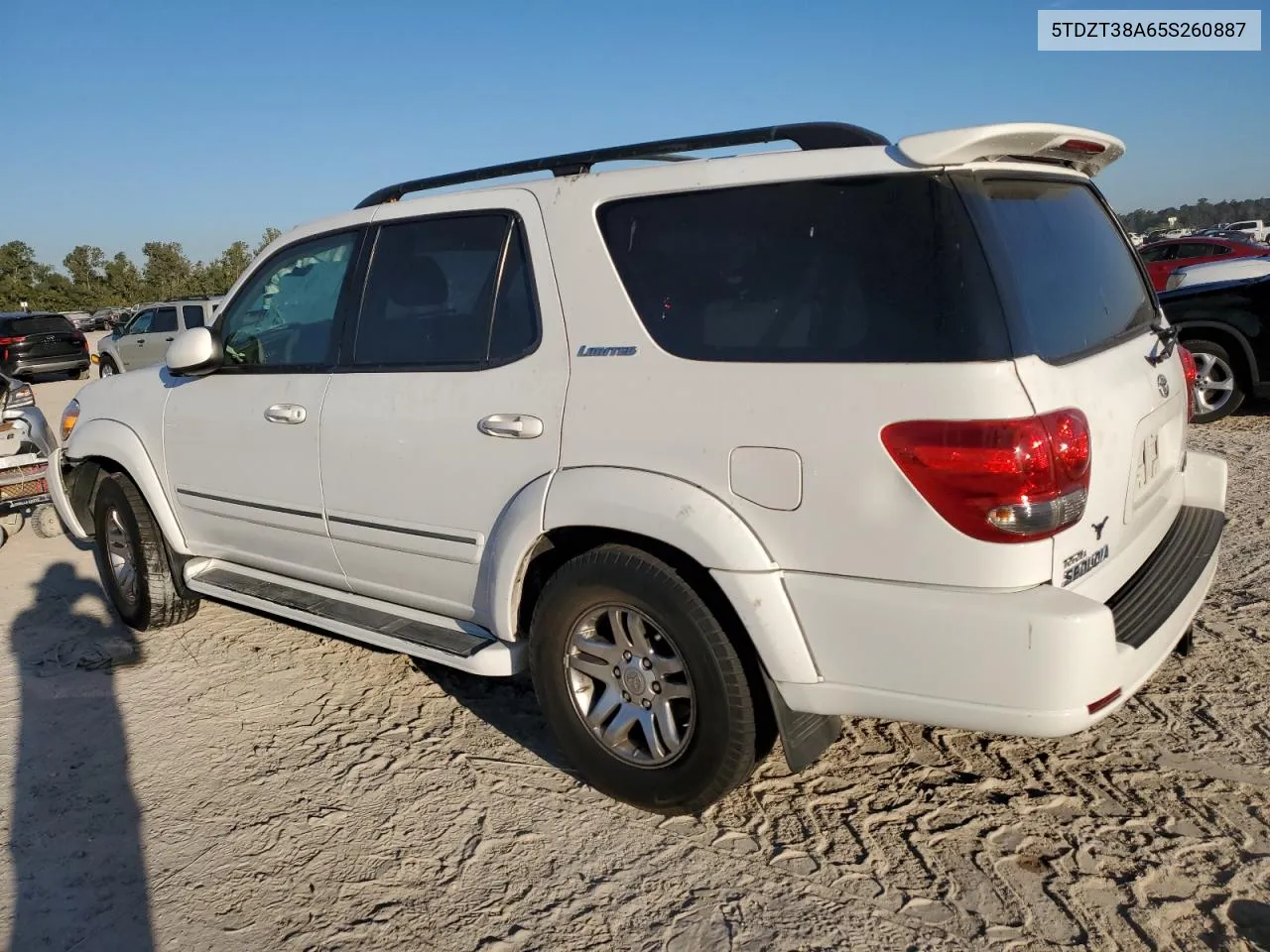 2005 Toyota Sequoia Limited VIN: 5TDZT38A65S260887 Lot: 76409364