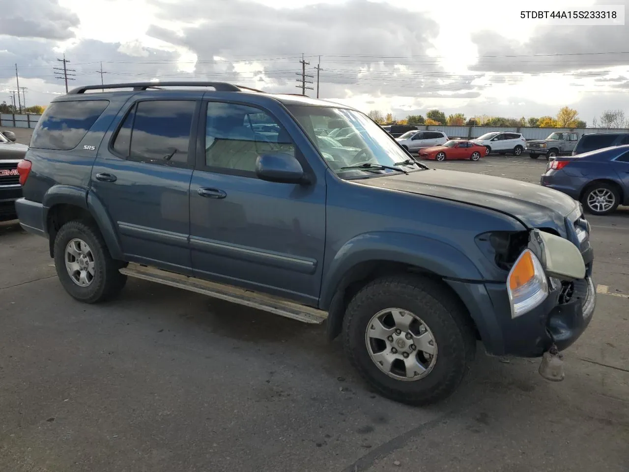 2005 Toyota Sequoia Sr5 VIN: 5TDBT44A15S233318 Lot: 76667334