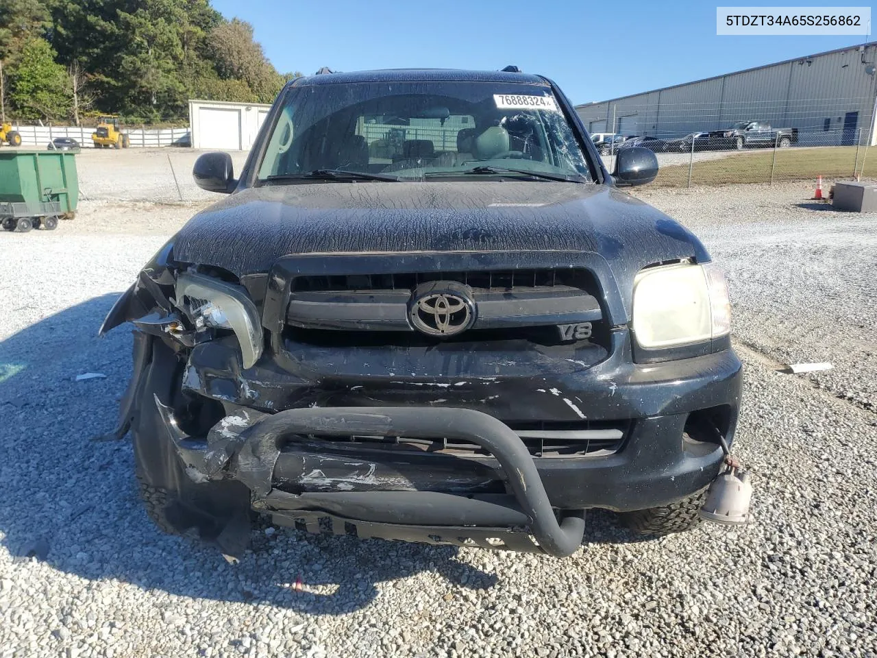 2005 Toyota Sequoia Sr5 VIN: 5TDZT34A65S256862 Lot: 76888324