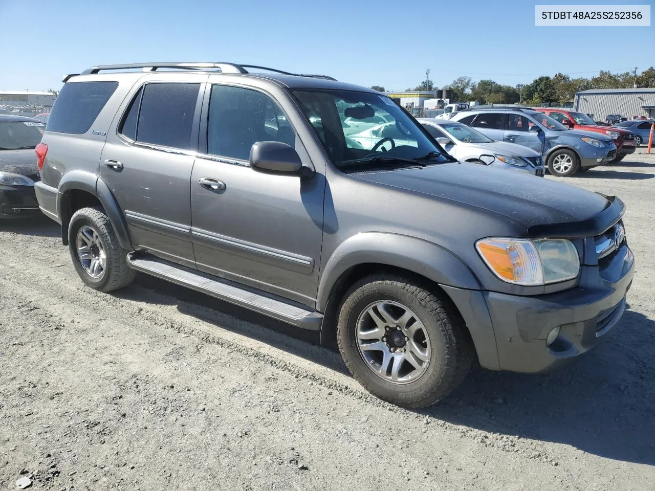 2005 Toyota Sequoia Limited VIN: 5TDBT48A25S252356 Lot: 76927114