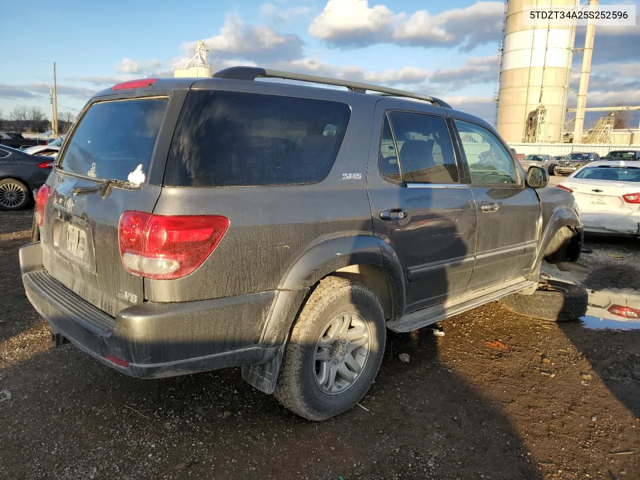 2005 Toyota Sequoia Sr5 VIN: 5TDZT34A25S252596 Lot: 77192363