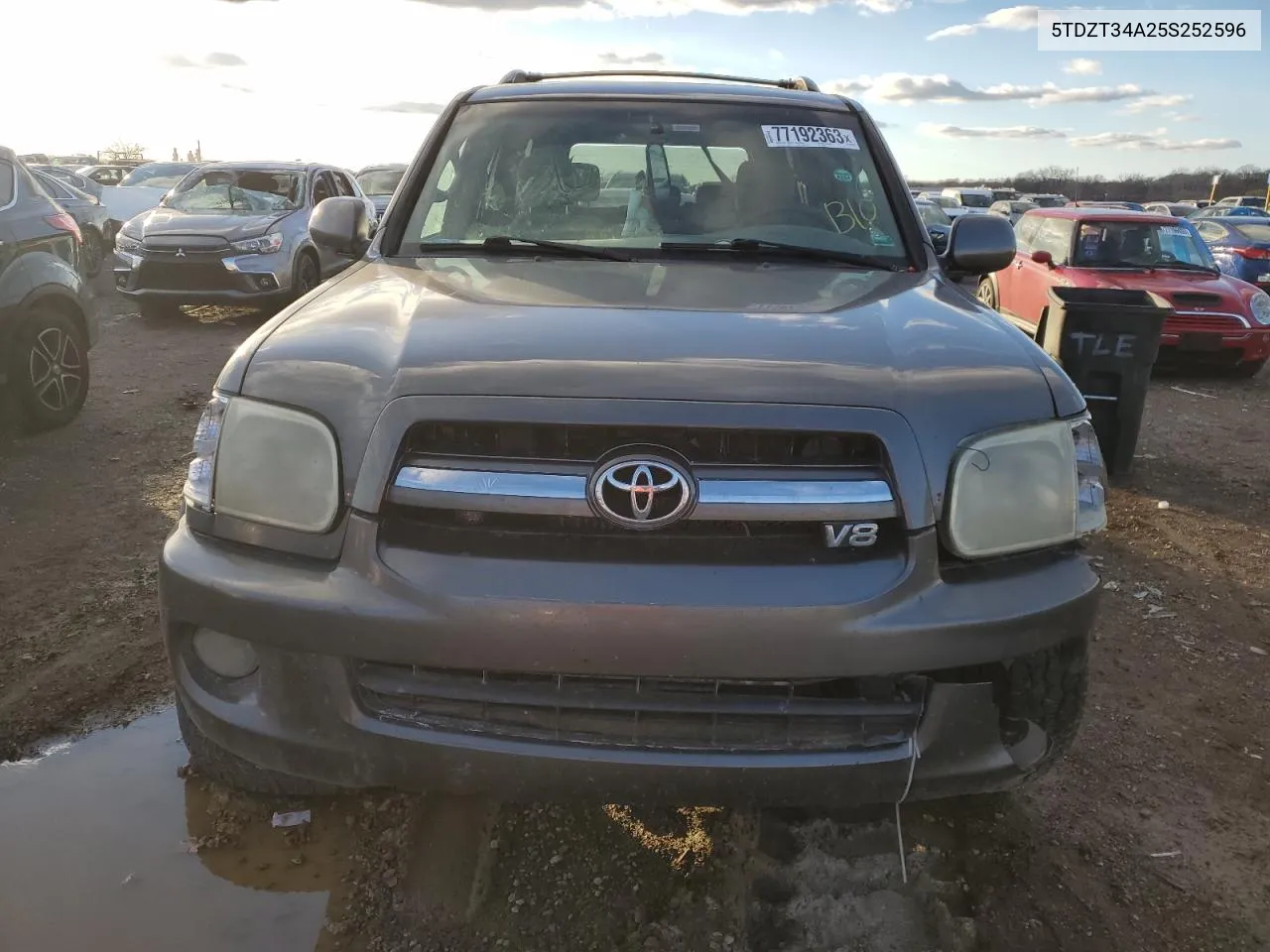 2005 Toyota Sequoia Sr5 VIN: 5TDZT34A25S252596 Lot: 77192363