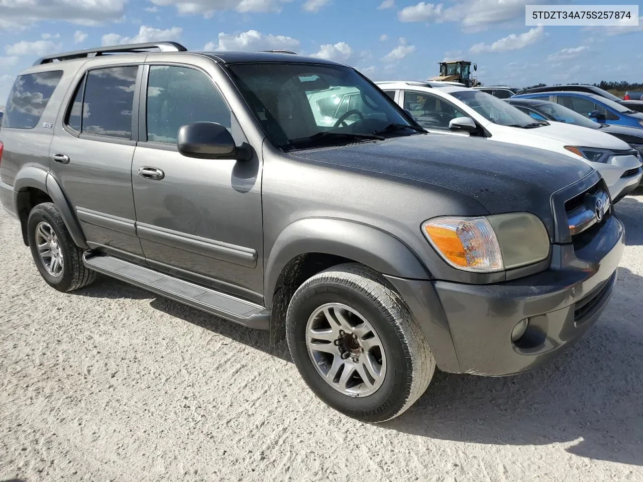 5TDZT34A75S257874 2005 Toyota Sequoia Sr5