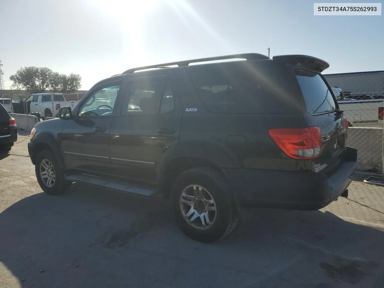 2005 Toyota Sequoia Sr5 VIN: 5TDZT34A75S262993 Lot: 78372894