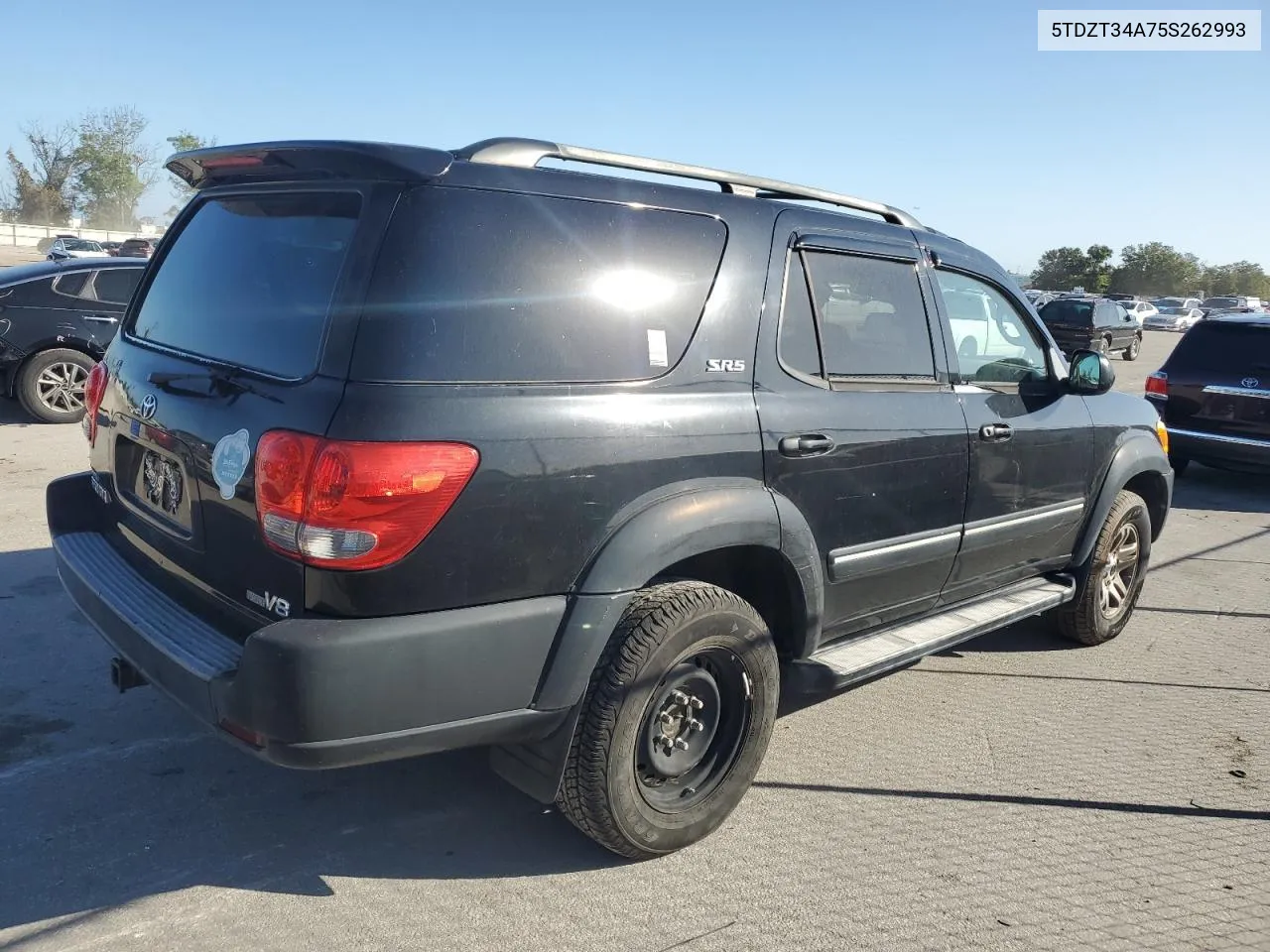 2005 Toyota Sequoia Sr5 VIN: 5TDZT34A75S262993 Lot: 78372894