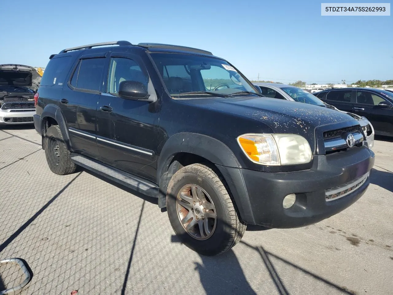 2005 Toyota Sequoia Sr5 VIN: 5TDZT34A75S262993 Lot: 78372894