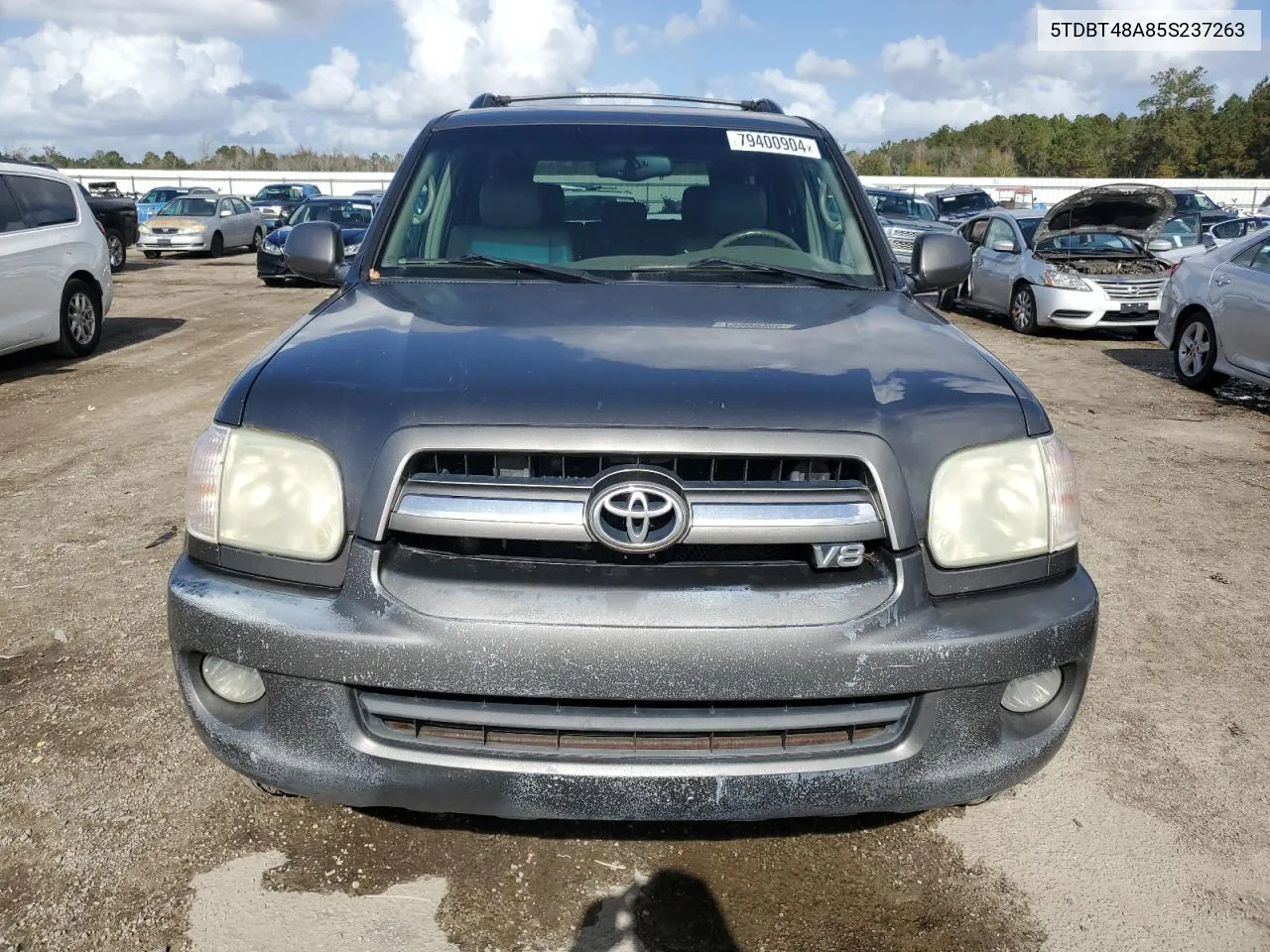 2005 Toyota Sequoia Limited VIN: 5TDBT48A85S237263 Lot: 79400904