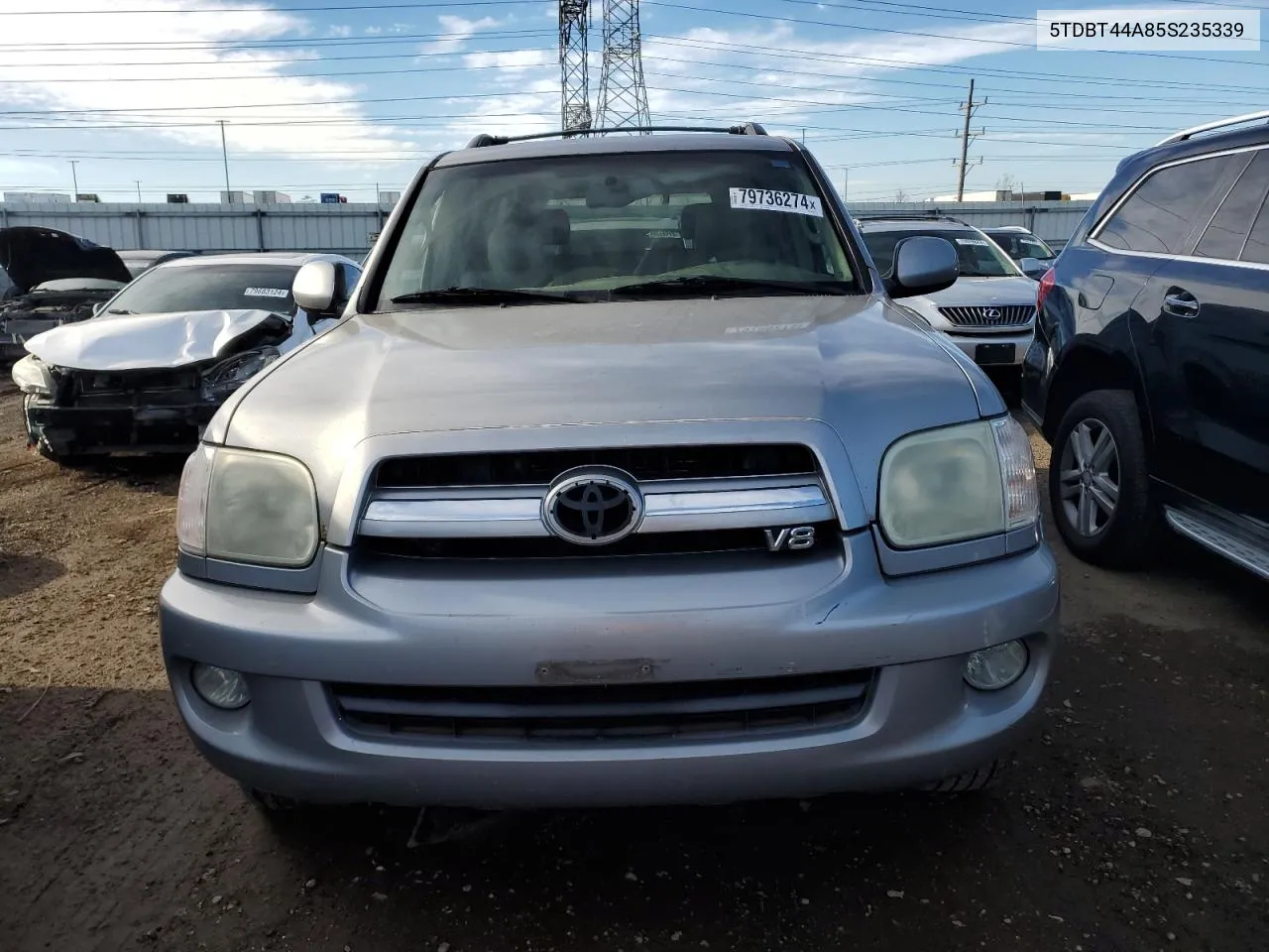 2005 Toyota Sequoia Sr5 VIN: 5TDBT44A85S235339 Lot: 79736274