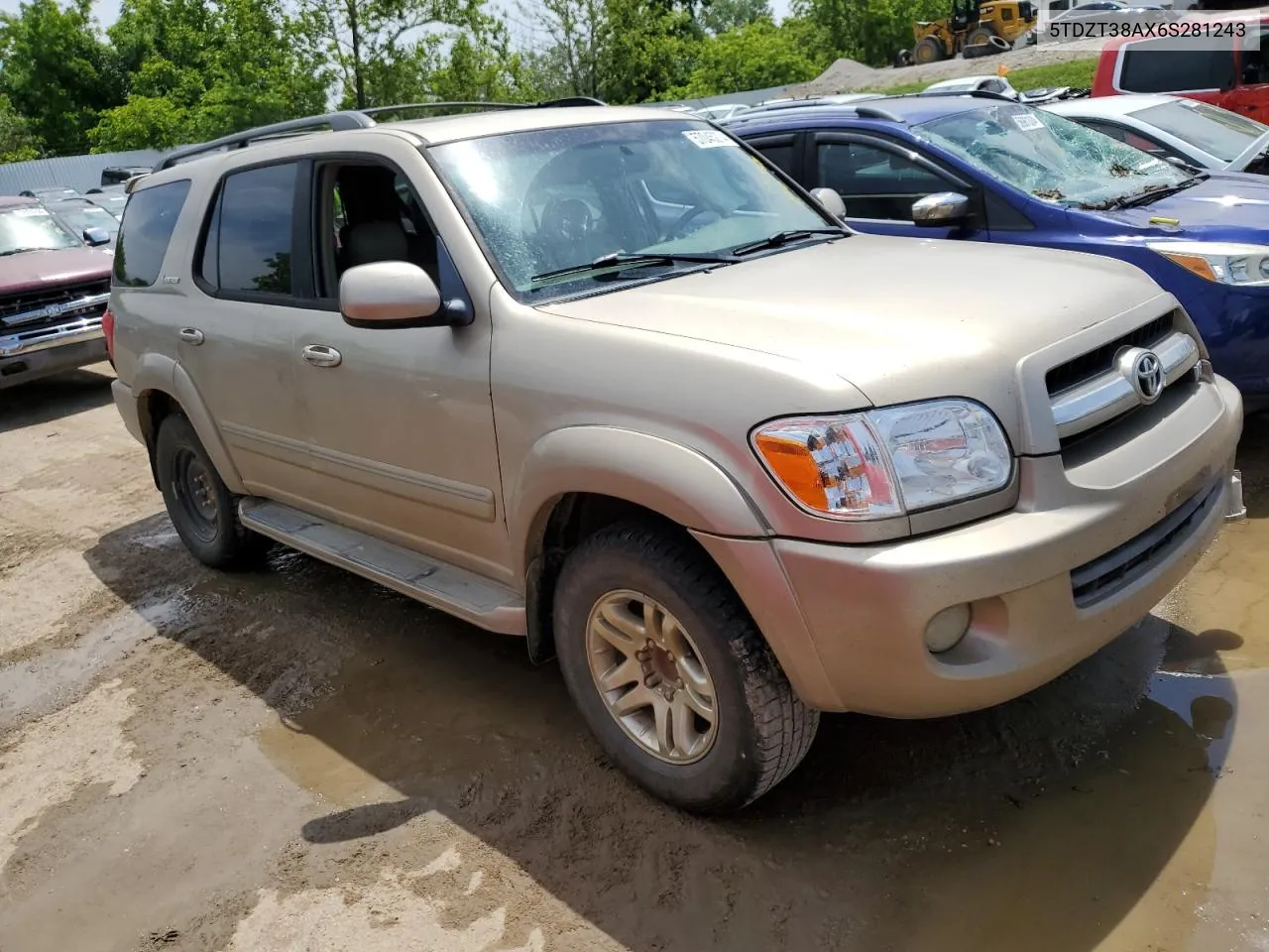 2006 Toyota Sequoia Limited VIN: 5TDZT38AX6S281243 Lot: 57045274