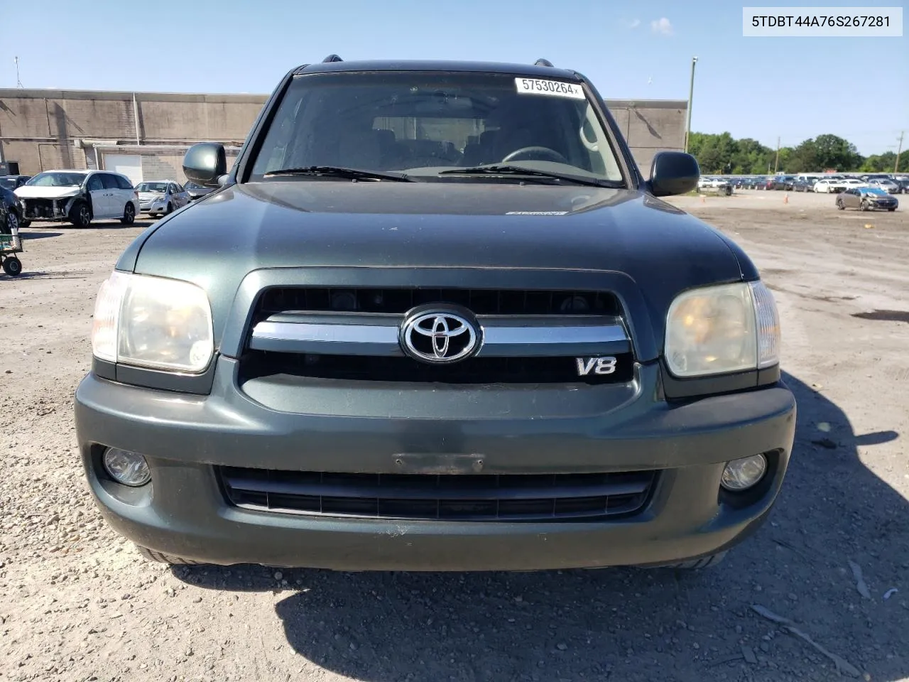 2006 Toyota Sequoia Sr5 VIN: 5TDBT44A76S267281 Lot: 57530264