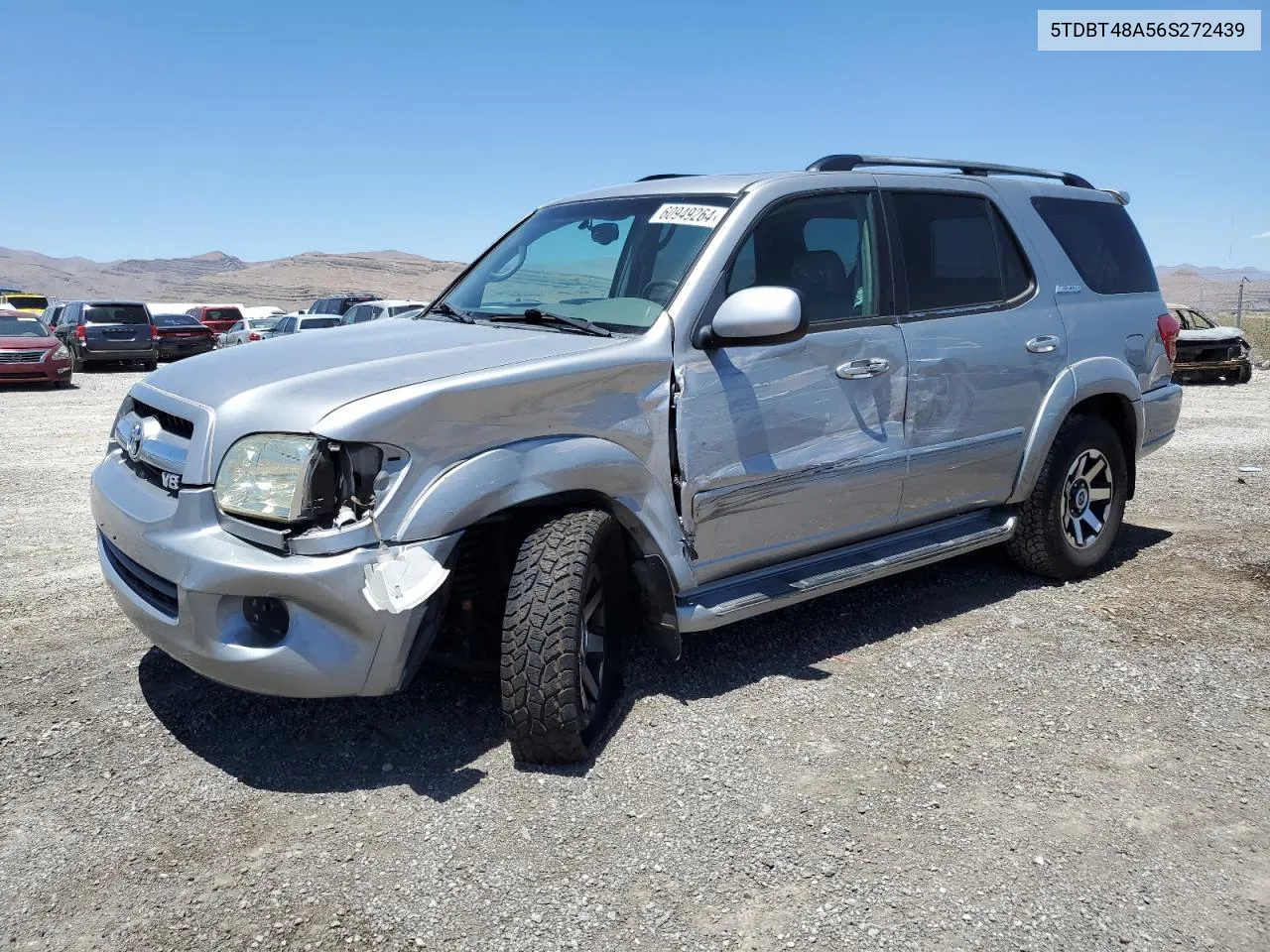 2006 Toyota Sequoia Limited VIN: 5TDBT48A56S272439 Lot: 60949264