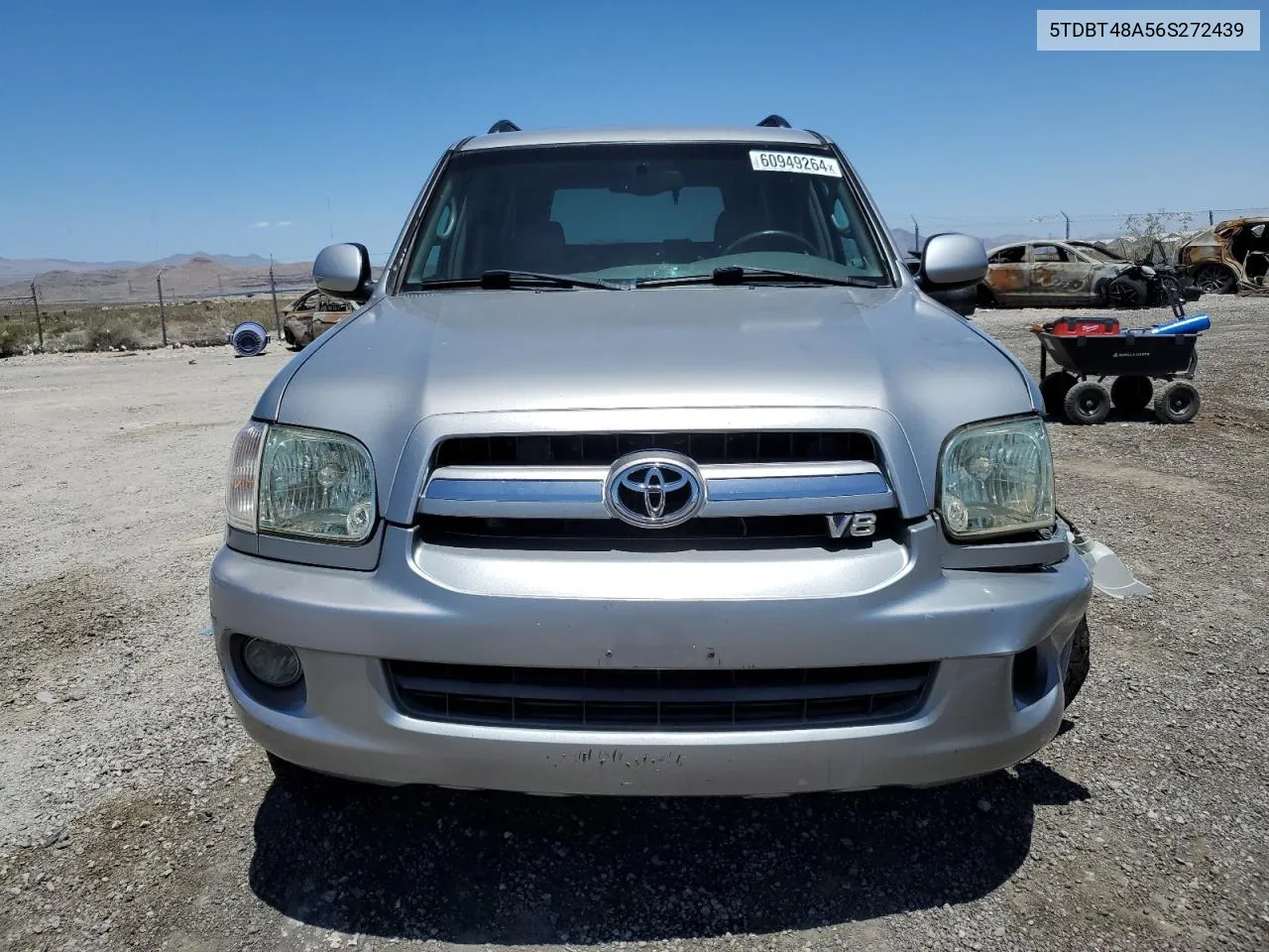 2006 Toyota Sequoia Limited VIN: 5TDBT48A56S272439 Lot: 60949264