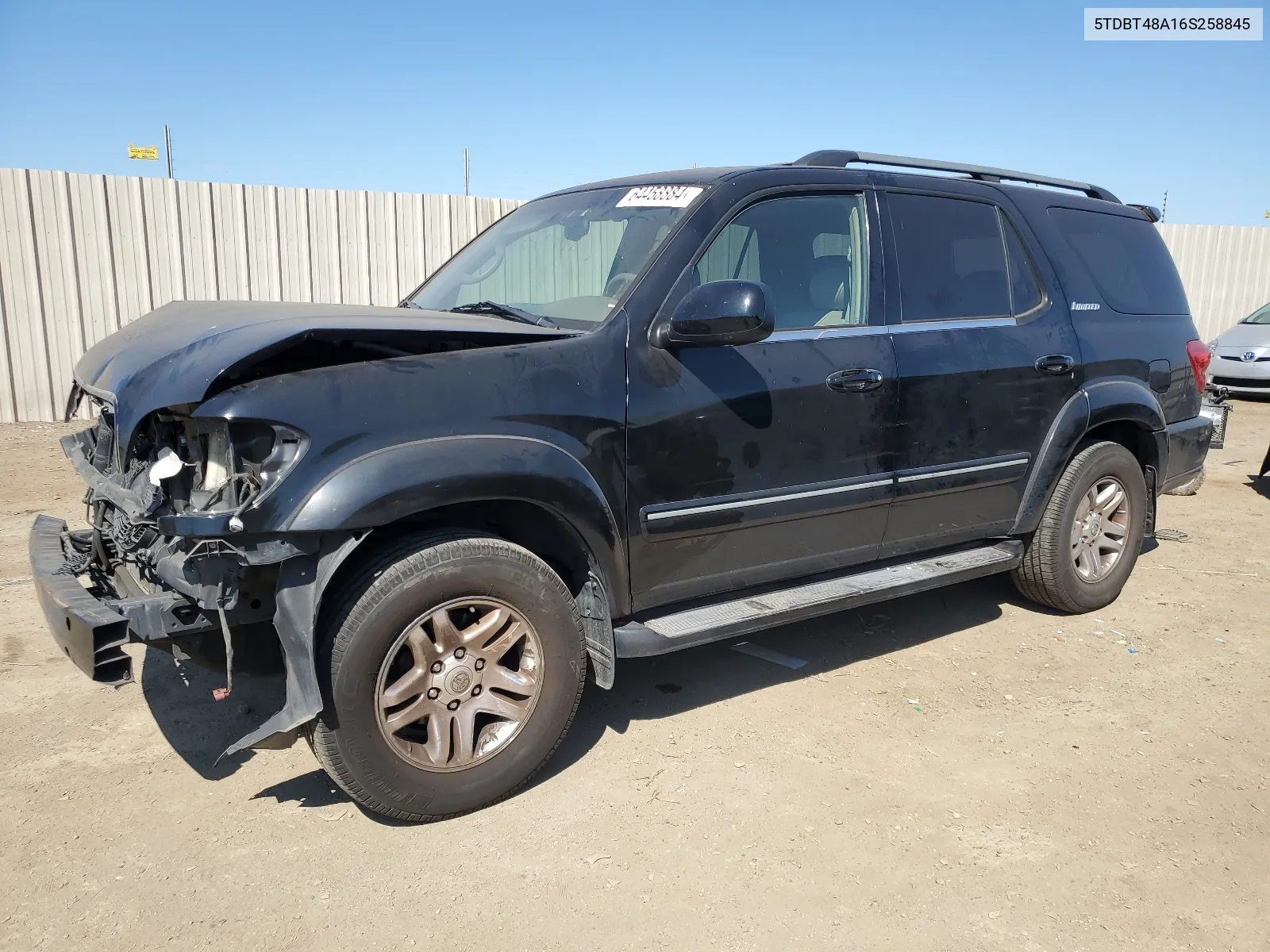 2006 Toyota Sequoia Limited VIN: 5TDBT48A16S258845 Lot: 64458884