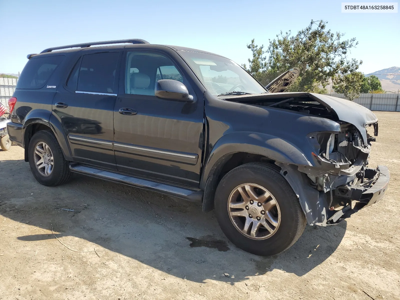 2006 Toyota Sequoia Limited VIN: 5TDBT48A16S258845 Lot: 64458884