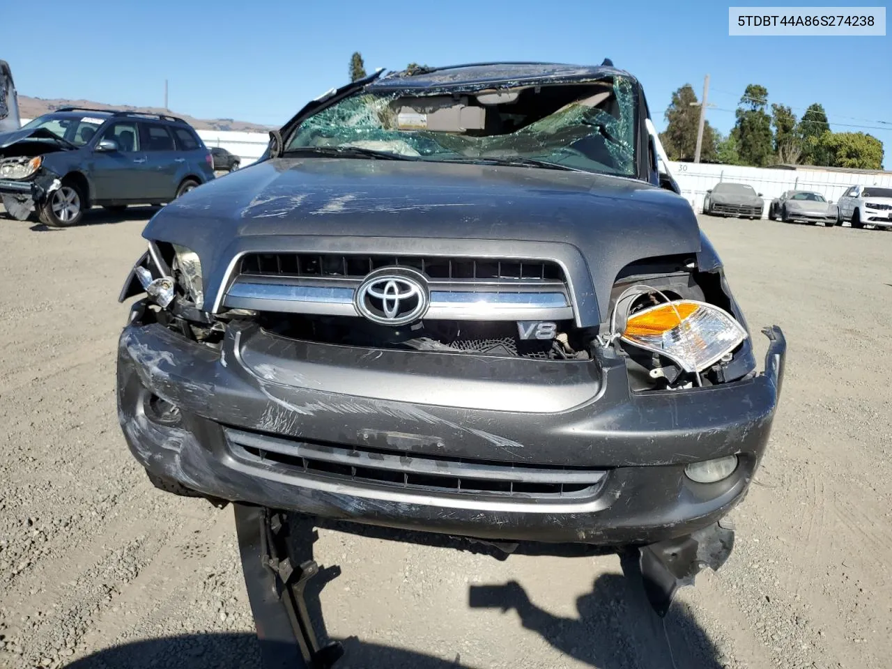 2006 Toyota Sequoia Sr5 VIN: 5TDBT44A86S274238 Lot: 65448994